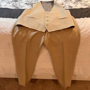 Linen pants and vest